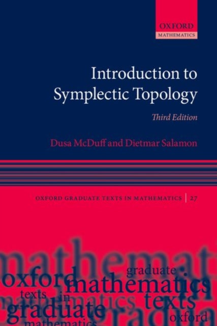 Book cover of: Introduction to Symplectic Topology. By: Dusa McDuff