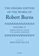 Book cover of: Oxford Edition of the Works of Robert Burns: Volume IV. By: Kirsteen McCue