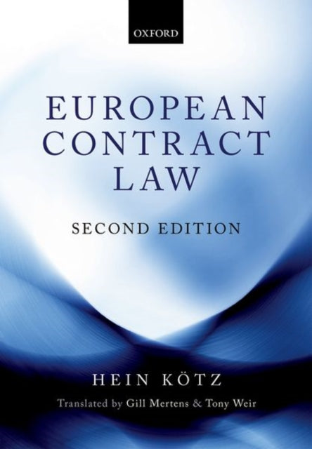 Book cover of: European Contract Law. By: Hein Kötz