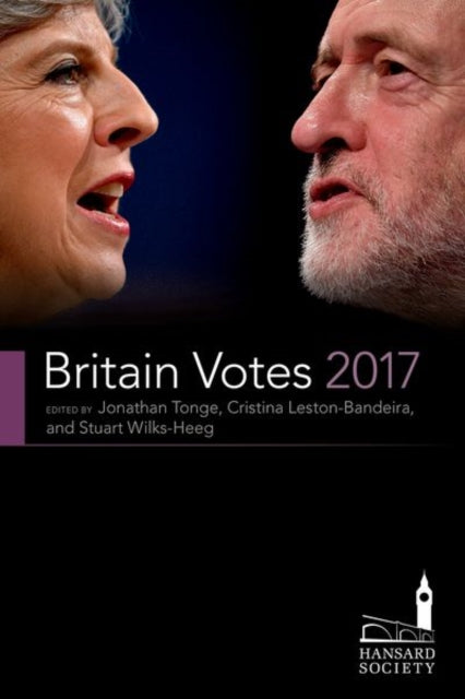 Book cover of: Britain Votes 2017. By: Jonathan Tonge