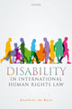 Book cover of: Disability in International Human Rights Law. By: Gauthier de Beco