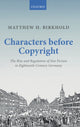 Book cover of: Characters Before Copyright. By: Matthew H. Birkhold