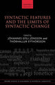 Book cover of: Syntactic Features and the Limits of Syntactic Change. By: Jóhannes Gísli Jónsson