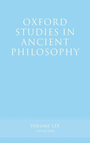 Oxford Studies in Ancient Philosophy, Volume 59