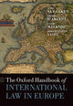 Book cover of: Oxford Handbook of International Law in Europe. By: Anne van Aaken