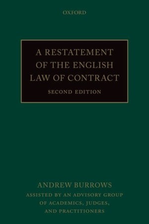 A Restatement of the English Law of Contract
