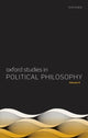 Book cover of: Oxford Studies in Political Philosophy Volume 9. By: Sobel, David