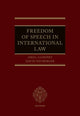 Book cover of: Freedom of Speech in International Law. By: Amal Clooney