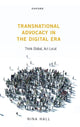 Book cover of: Transnational Advocacy in the Digital Era. By: Nina Hall