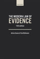 Book cover of: Modern Law of Evidence. By: Adrian Keane