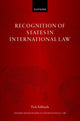 Book cover of: Recognition of States in International Law. By: Pavle Kilibarda
