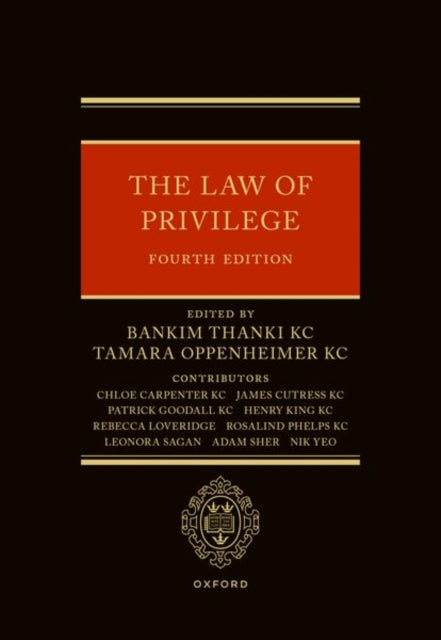 Book cover of: Law of Privilege