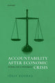Book cover of: Accountability after Economic Crisis. By: Iosif Kovras