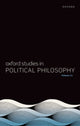 Book cover of: Oxford Studies in Political Philosophy. By: Steven Wall