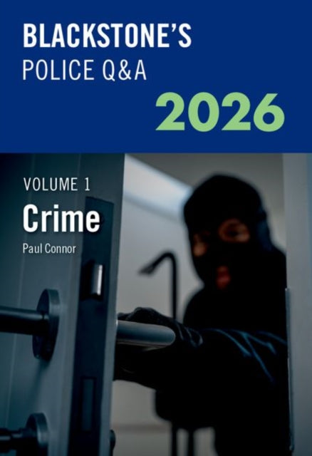 Book cover of: Blackstone's Police Q&A Volume 1: Crime 2026