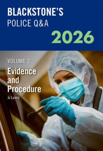 Book cover of: Blackstone's Police Q&A's Volume 2: Evidence and Procedure 2026