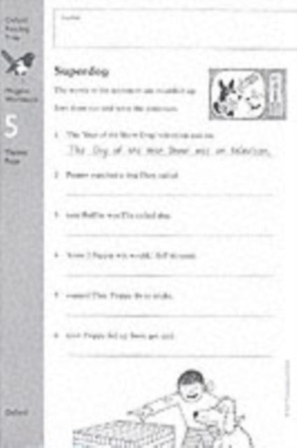 Book cover of: Oxford Reading Tree: Level 9: Workbooks: Workbook 2: Superdog and The Litter Queen (Pack of 6). By: Thelma Page