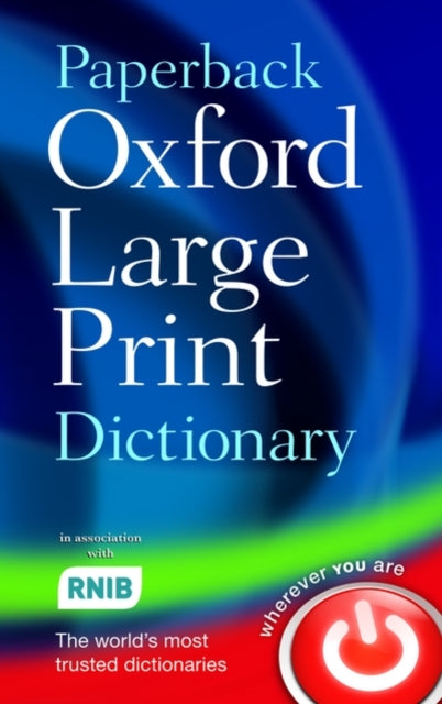 Book cover of: Paperback Oxford Large Print Dictionary