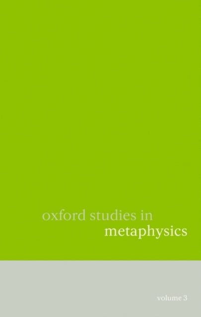 Book cover of: Oxford Studies in Metaphysics. By: Dean Zimmerman