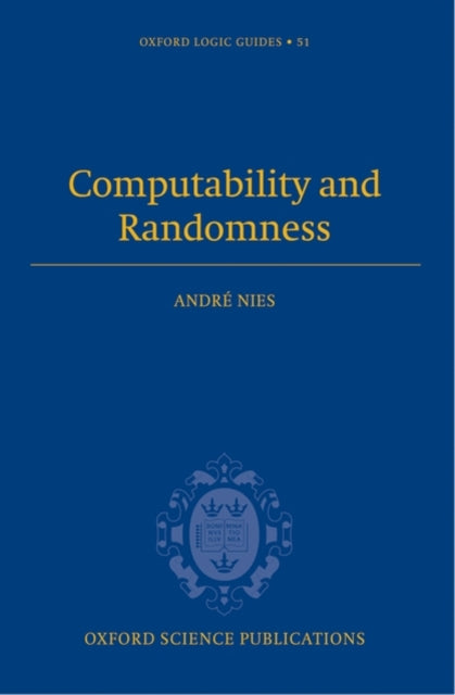 Book cover of: Computability and Randomness. By: André Nies