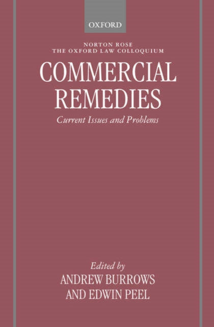 Book cover of: Commercial Remedies