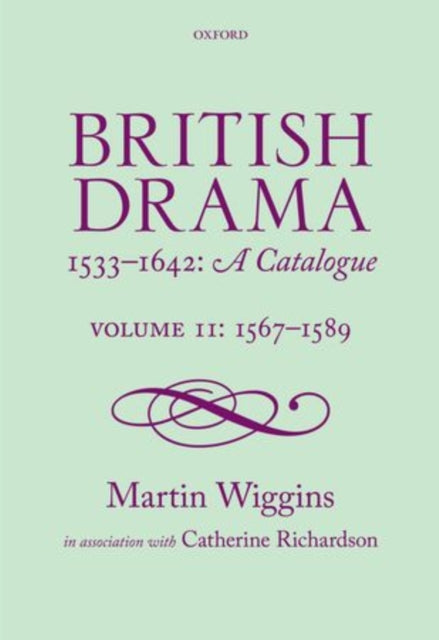 Book cover of: British Drama 1533-1642: A Catalogue