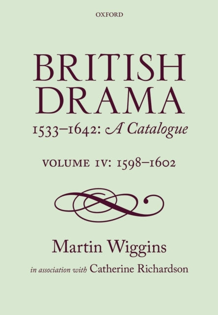 Book cover of: British Drama 1533-1642: A Catalogue