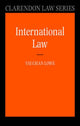 Book cover of: International Law. By: A. V. Lowe, Vaughan Lowe