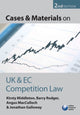 Book cover of: Cases and Materials on UK and EC Competition Law