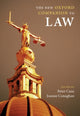 Book cover of: New Oxford Companion to Law