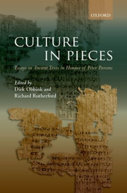Book cover of: Culture In Pieces. By: Dirk Obbink