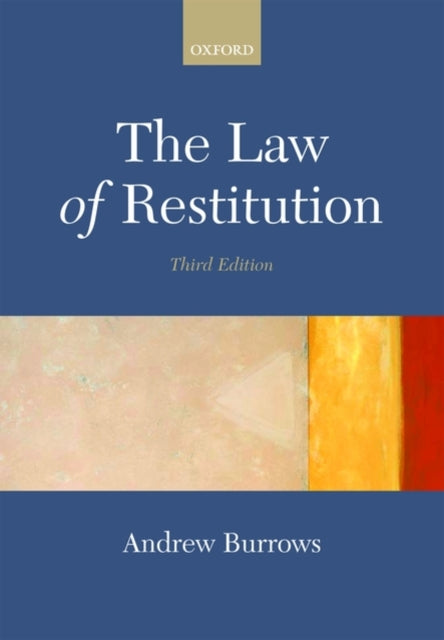 Book cover of: Law of Restitution. By: A. S. Burrows