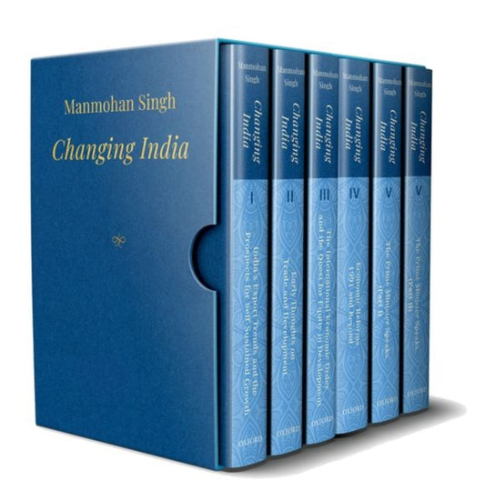 Book cover of: Changing India. By: Manmohan Singh