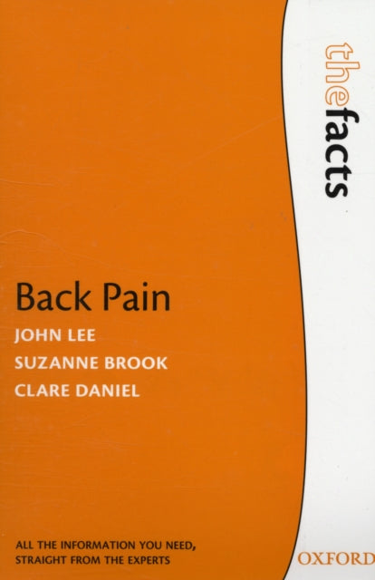 Book cover of: Back Pain. By: John Lee