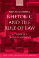 Book cover of: Rhetoric and The Rule of Law