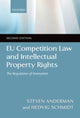Book cover of: EU Competition Law and Intellectual Property Rights. By: Steven D. Anderman