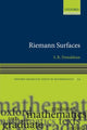 Book cover of: Riemann Surfaces. By: S. K. Donaldson