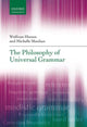 Book cover of: Philosophy of Universal Grammar. By: Wolfram Hinzen