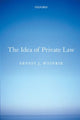 Book cover of: Idea of Private Law. By: Ernest J. Weinrib