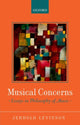 Book cover of: Musical Concerns. By: Jerrold Levinson