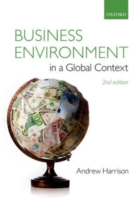 Book cover of: Business Environment in a Global Context. By: Andrew Harrison