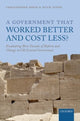 Book cover of: Government that Worked Better and Cost Less?. By: Christopher Hood