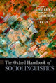 Book cover of: Oxford Handbook of Sociolinguistics. By: Robert Bayley