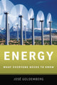 Book cover of: Energy. By: José Goldemberg