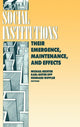 Book cover of: Social Institutions