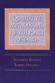 Book cover of: Qualitative Methods and Health Policy Research. By: Robert Dingwall