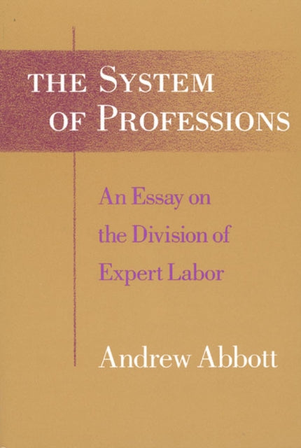 Book cover of: System of Professions