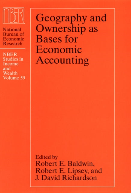 Book cover of: Geography and Ownership as Bases for Economic Accounting