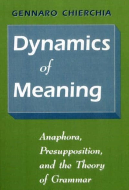 Book cover of: Dynamics of Meaning