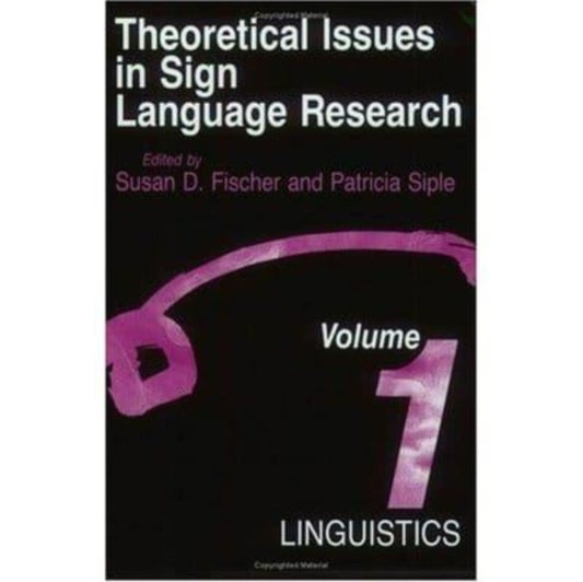 Book cover of: Theoretical Issues in Sign Language Research